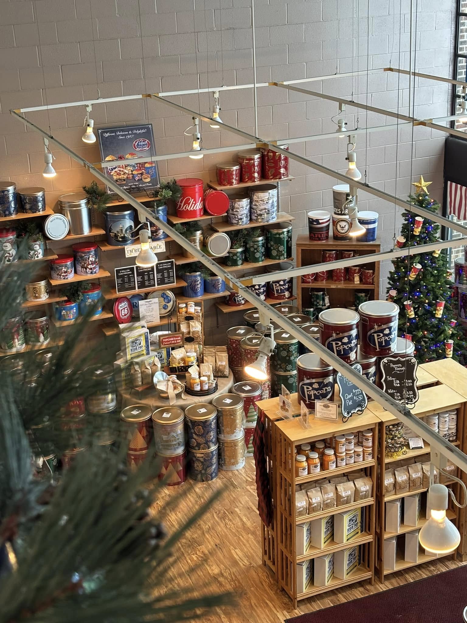 Inside Velvet Creme retail store