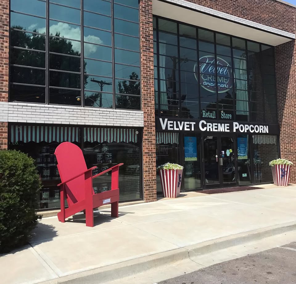 Velvet Creme Popcorn retail store exterior